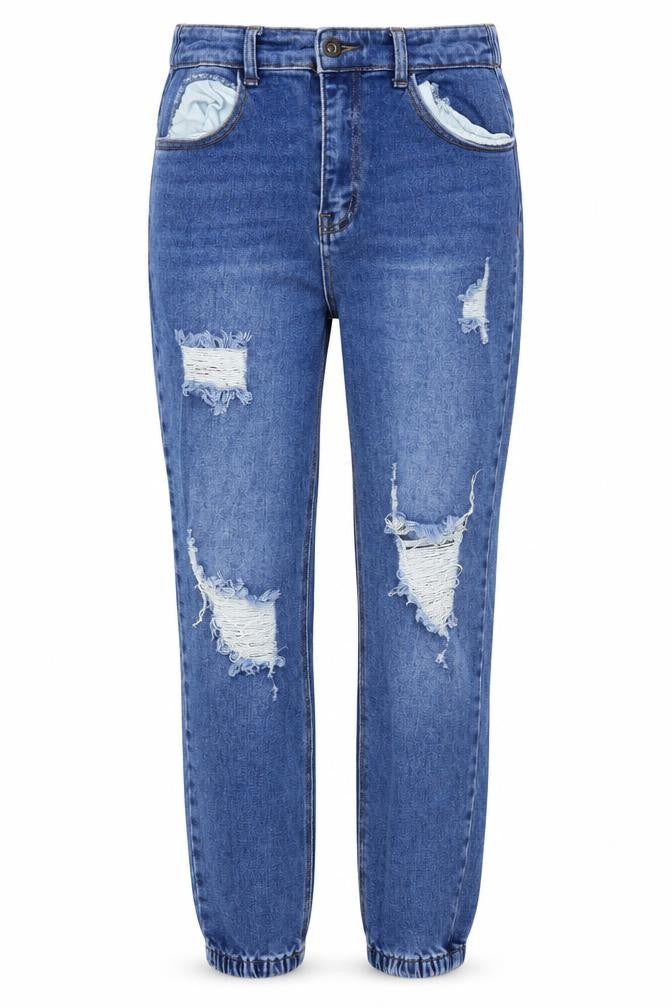 Womens UK Size L Max Jeans Regular Fit Tapered Blue Jeans