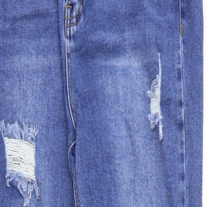 Womens UK Size L Max Jeans Regular Fit Tapered Blue Jeans