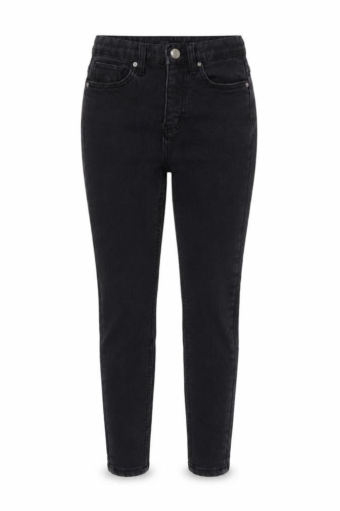 Womens UK Size 25 in Preworn Regular Fit Skinny Black Jeans
