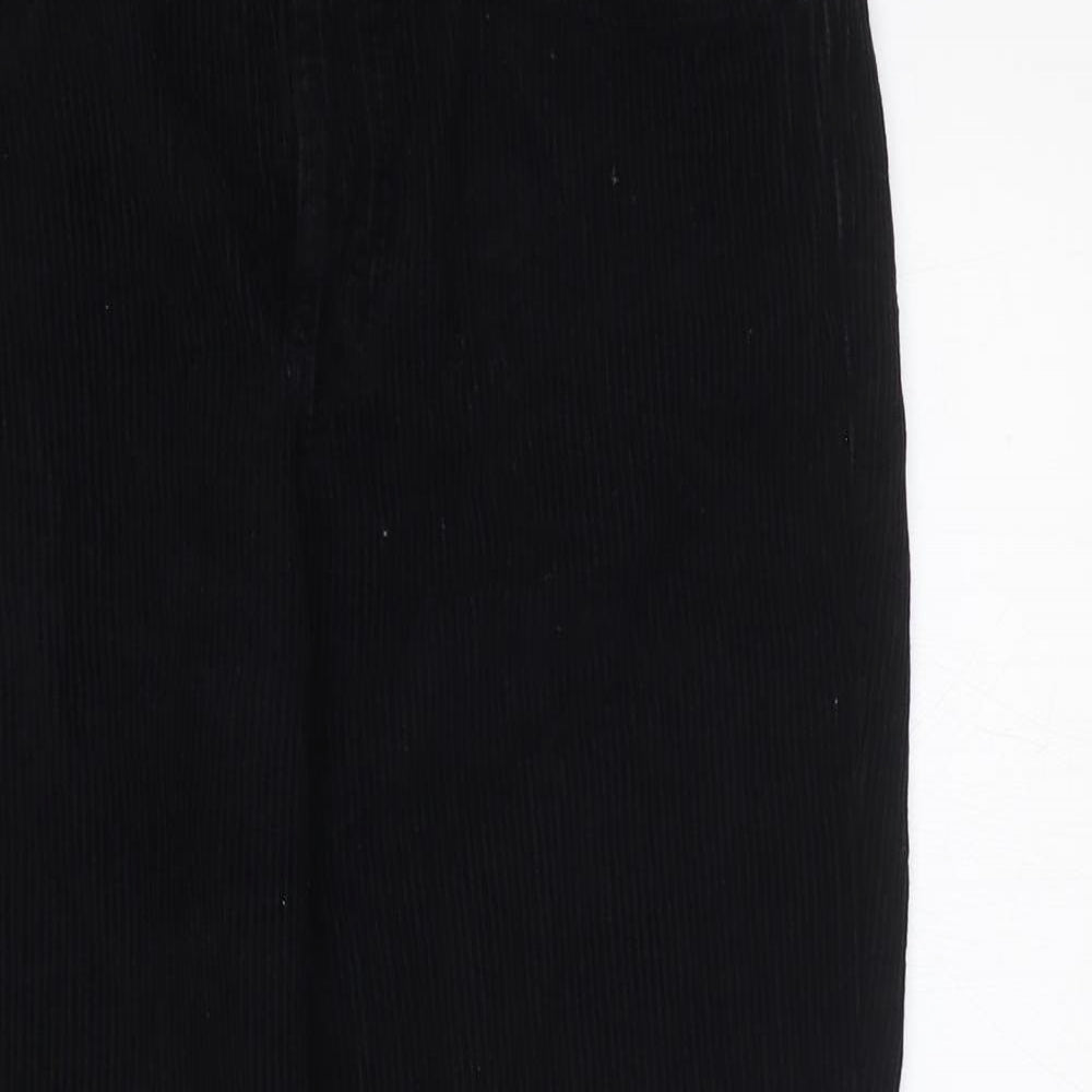 Urban Outfitters Womens Black Cotton Tapered Jeans Size 30 in L30 in Regular Button