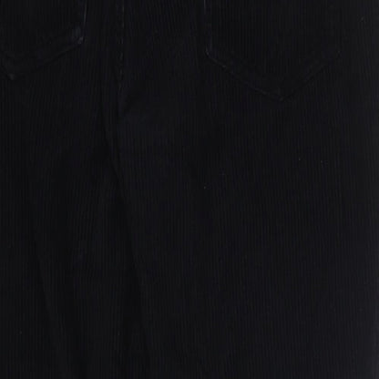 Urban Outfitters Womens Black Cotton Tapered Jeans Size 30 in L30 in Regular Button