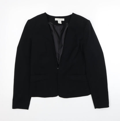 Womens UK Size 8 Divided by H&M Black Jacket