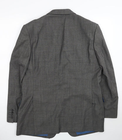 Mens UK Size 42 Marks and Spencer Regular Grey Suit Jacket