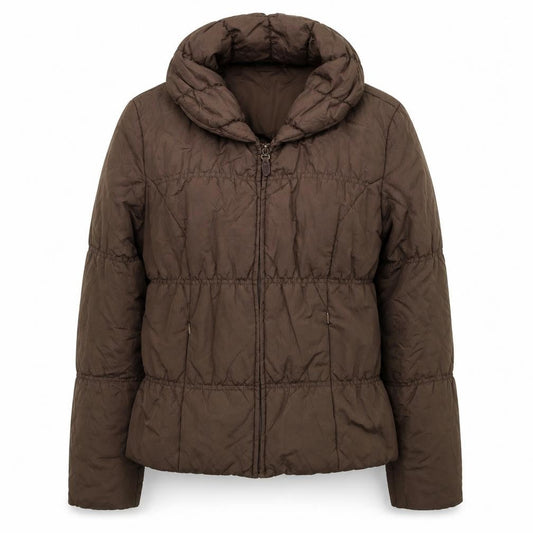 Womens UK Size 8 Kaliko Brown Puffer Jacket