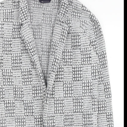 Marks and Spencer Womens White Geometric Kimono Coatigan Size 12
