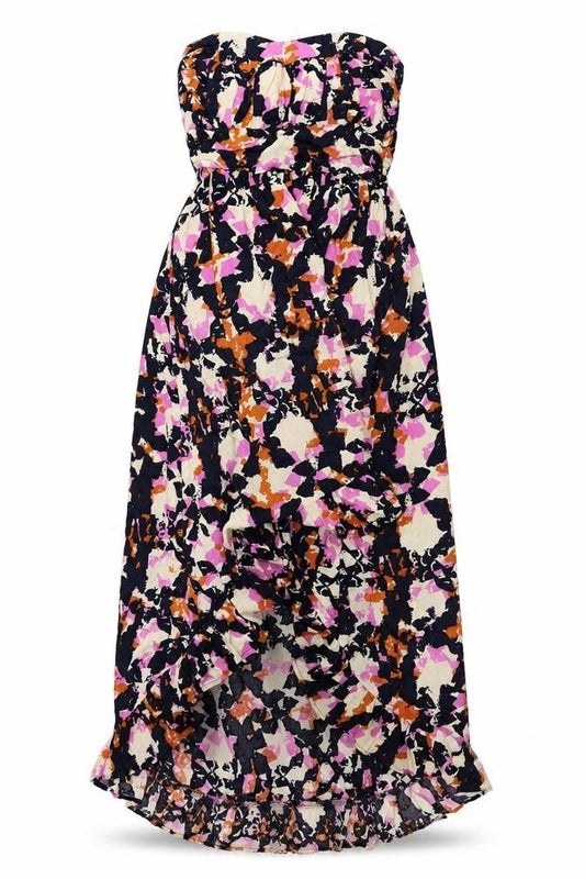 Mini Chica Womens Multicoloured Geometric Rayon Trapeze & Swing Size S Sweetheart Pullover