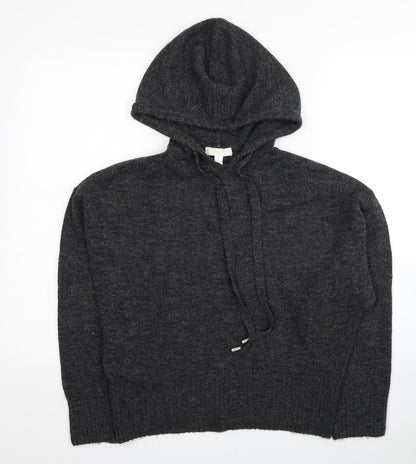 Womens UK Size S H&M Grey Pullover Hoodie