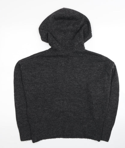 Womens UK Size S H&M Grey Pullover Hoodie