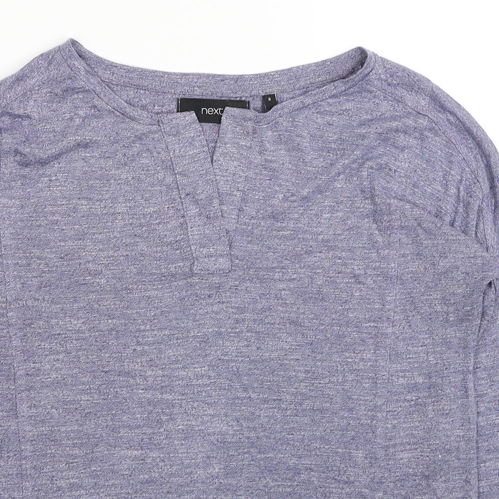 Womens UK Size 8 NEXT Blue Jersey T-Shirt