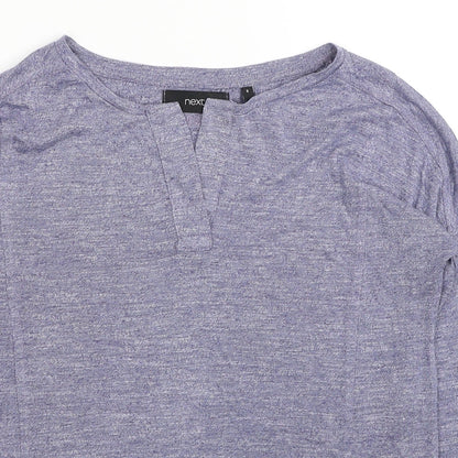Womens UK Size 8 NEXT Blue Jersey T-Shirt