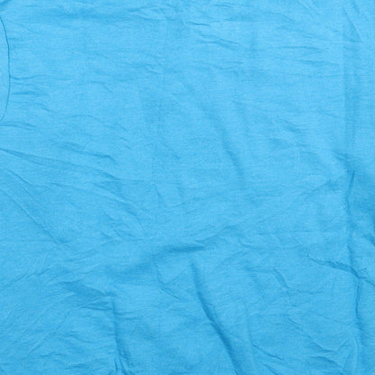 Hanes Womens Blue Cotton Pullover Sweatshirt Size M Pullover
