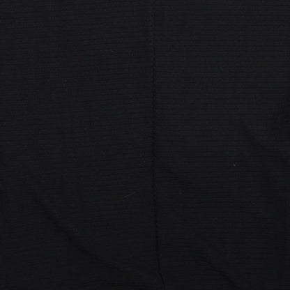 Preworn Womens Black Boat Neck Polyester Pullover Jumper Size S
