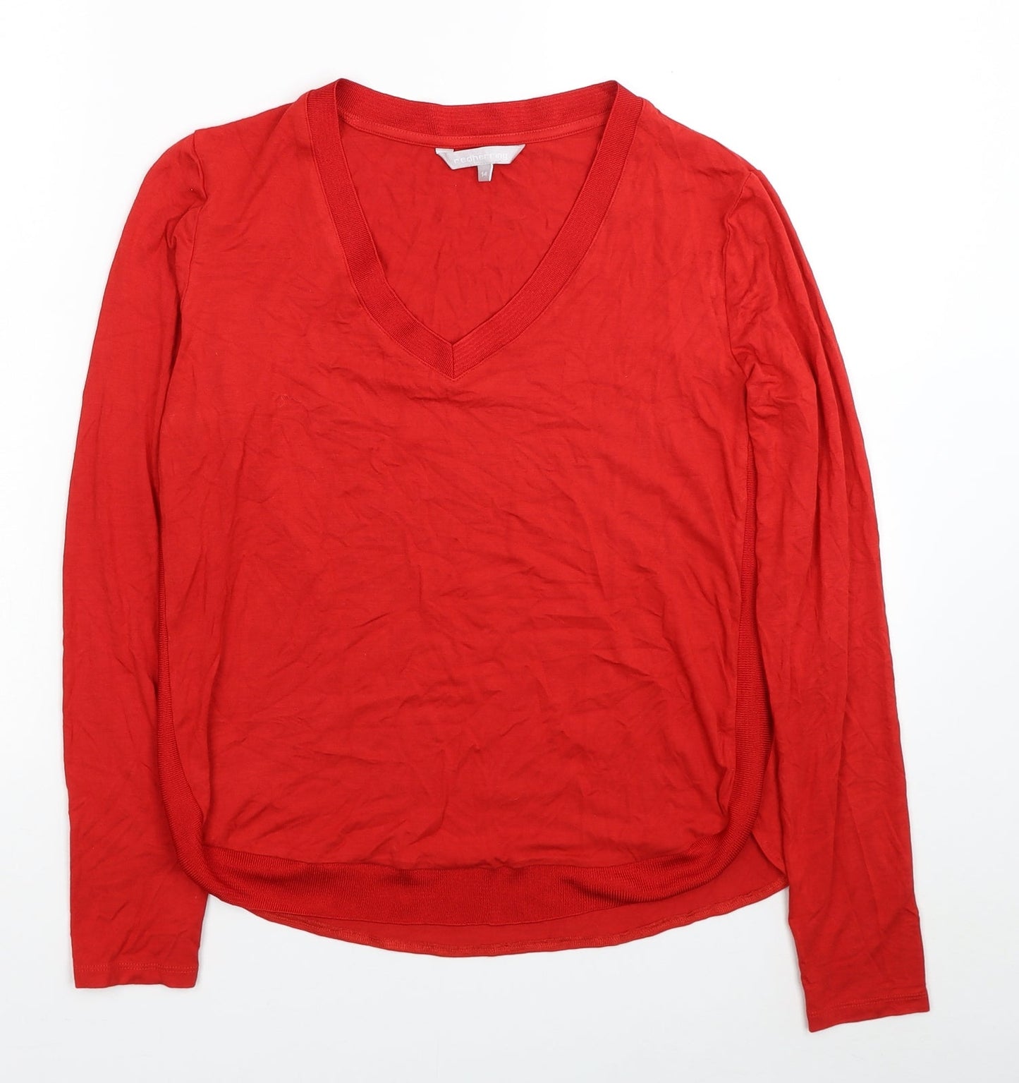 Womens UK Size 14 Red Herring Red Basic Blouse
