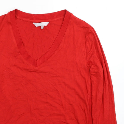 Womens UK Size 14 Red Herring Red Basic Blouse