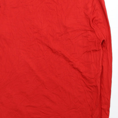 Womens UK Size 14 Red Herring Red Basic Blouse