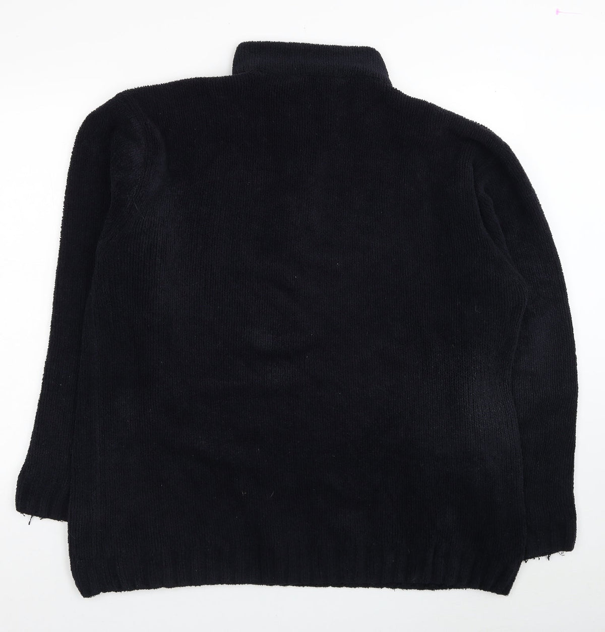 Cutting Edge Womens Black Polyester Pullover Sweatshirt Size XL Pullover
