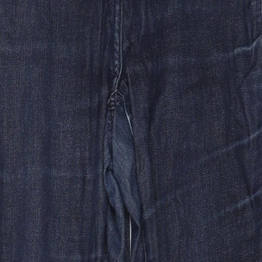 NEXT Womens Blue Cotton Jegging Jeans Size 10 L24 in Regular Button