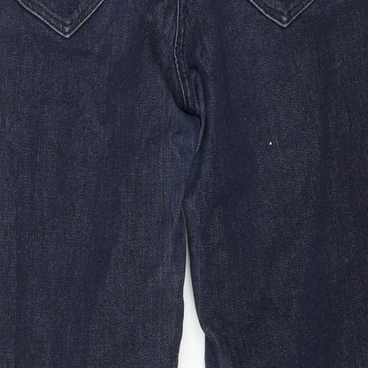 NEXT Womens Blue Cotton Jegging Jeans Size 10 L24 in Regular Button
