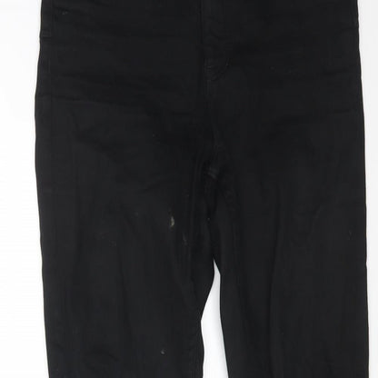 Womens UK Size 6 F&F Regular Fit Straight Black Jeans