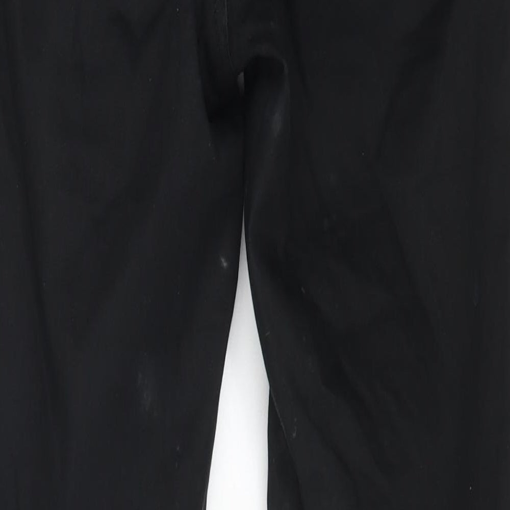 Womens UK Size 6 F&F Regular Fit Straight Black Jeans