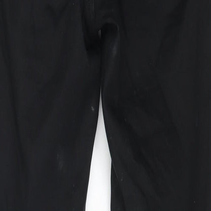 Womens UK Size 6 F&F Regular Fit Straight Black Jeans