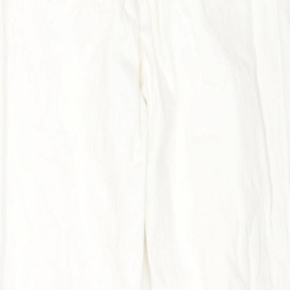 Womens UK Size 8 Marks and Spencer Regular Fit Tapered White Jeans