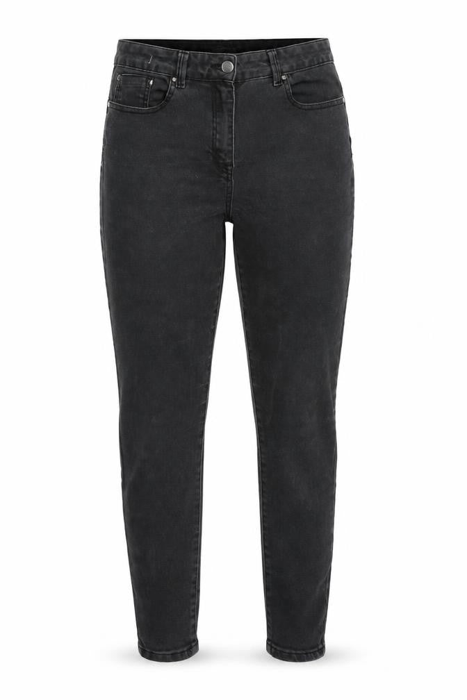 Marks and Spencer Womens Black Cotton Skinny Jeans Size 12 L24 in Regular Button