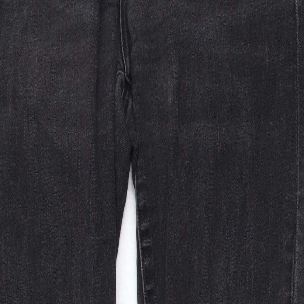 Gap Womens Grey Cotton Skinny Jeans Size 26 in L28 in Regular Button