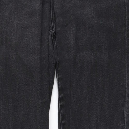 Gap Womens Grey Cotton Skinny Jeans Size 26 in L28 in Regular Button