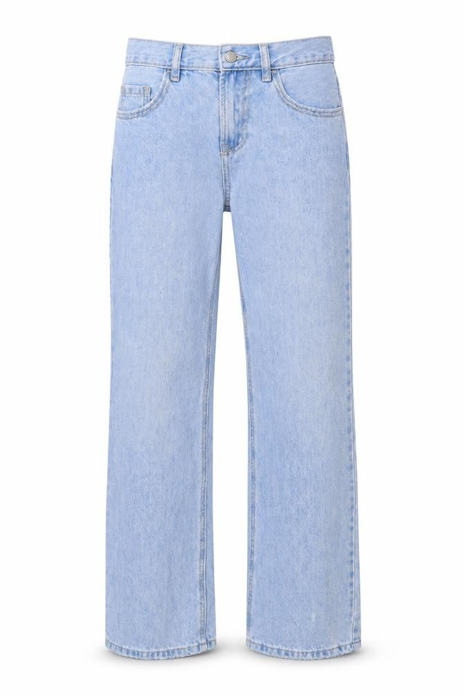 Womens UK Size 6 STR Regular Fit Flared Blue Jeans