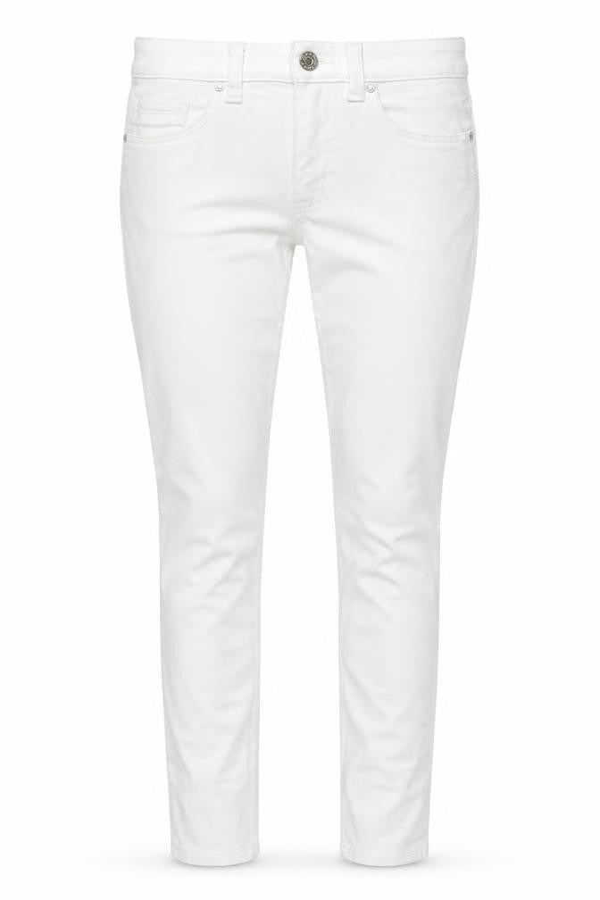 Womens UK Size 8 Marks and Spencer Regular Fit Skinny White Jeans