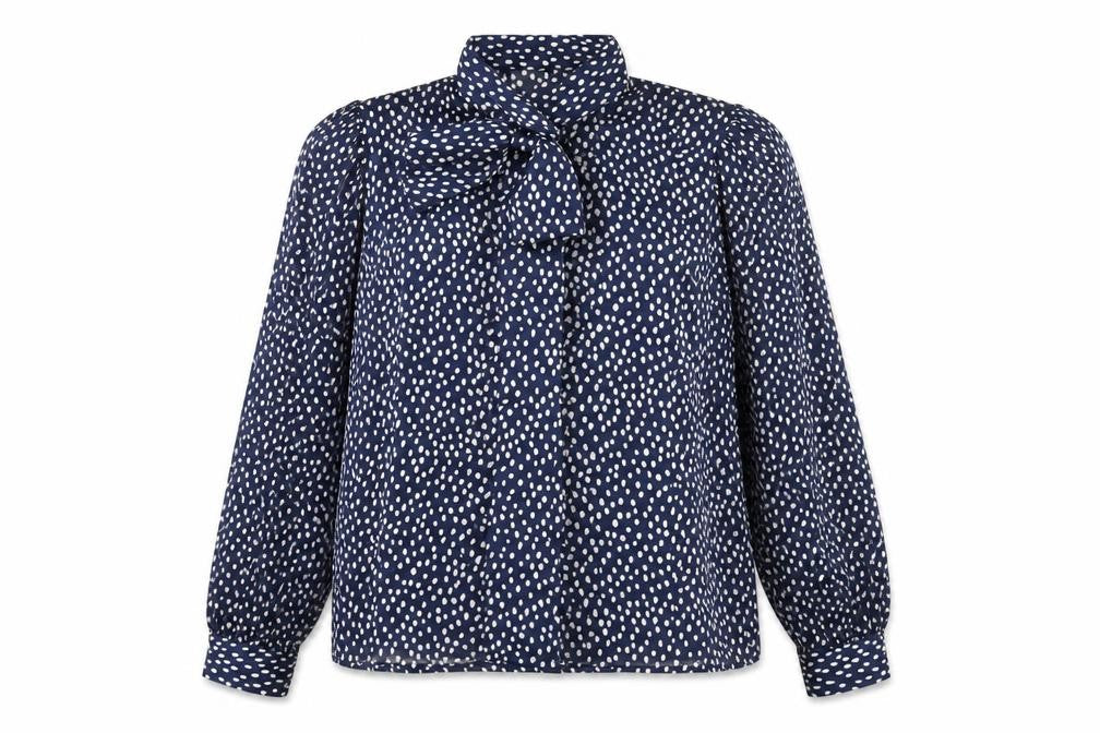 Womens UK Size 10 Marks and Spencer Blue Basic Button-Up