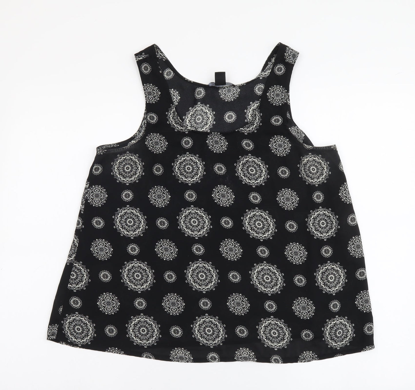Womens UK Size 12 Atmosphere Black Basic Tank