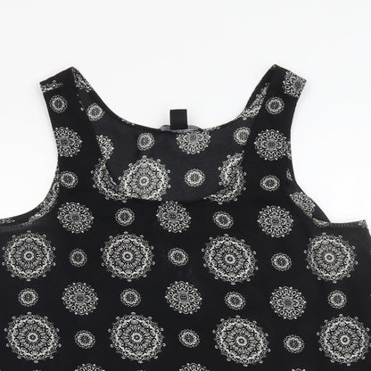 Womens UK Size 12 Atmosphere Black Basic Tank