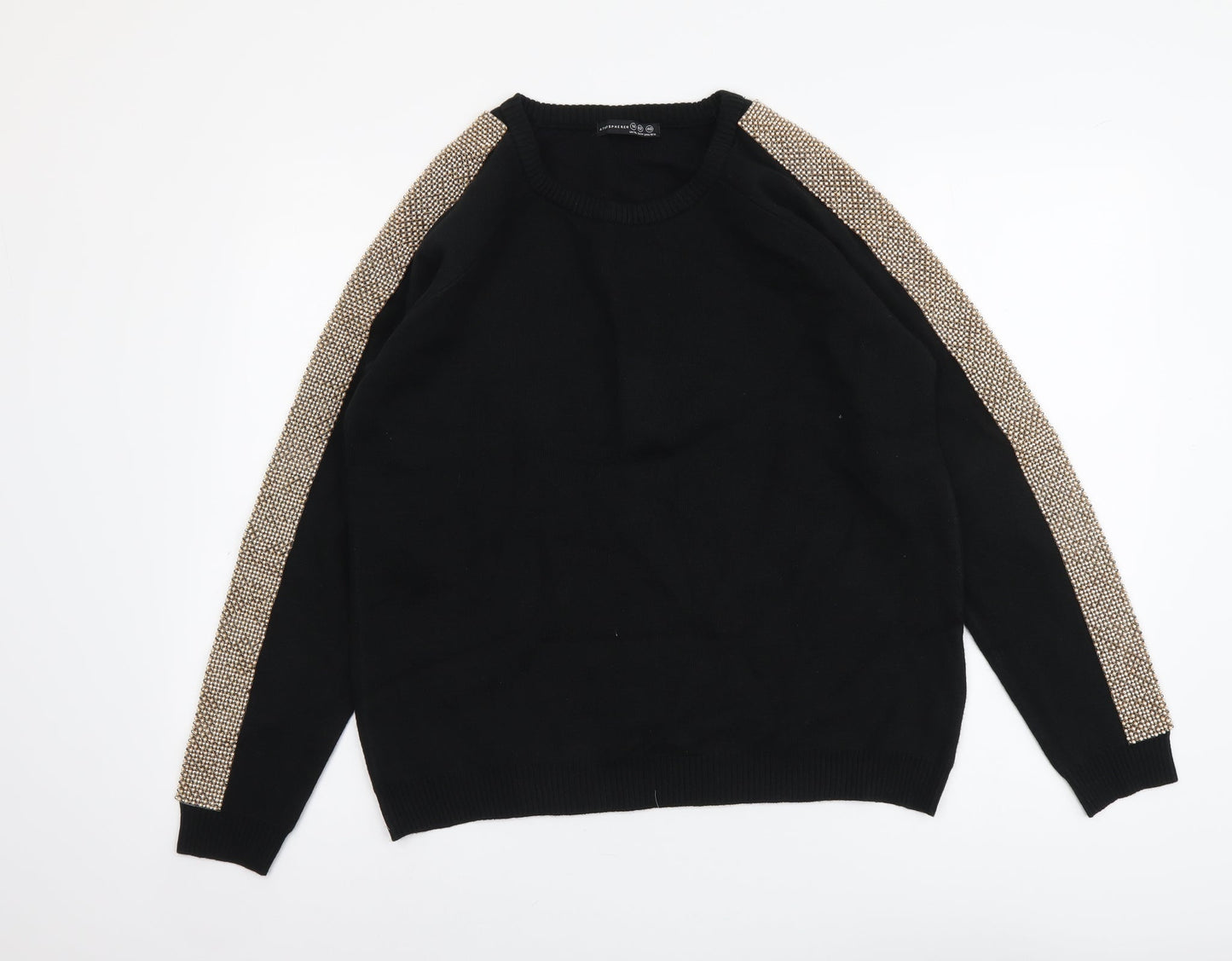 Womens UK Size 14 Atmosphere Black Pullover Jumper