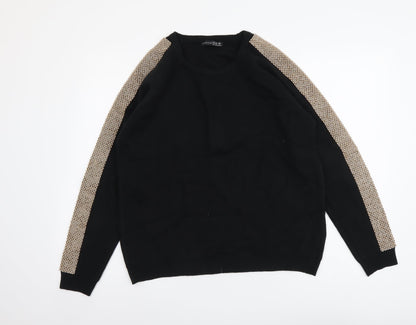 Womens UK Size 14 Atmosphere Black Pullover Jumper