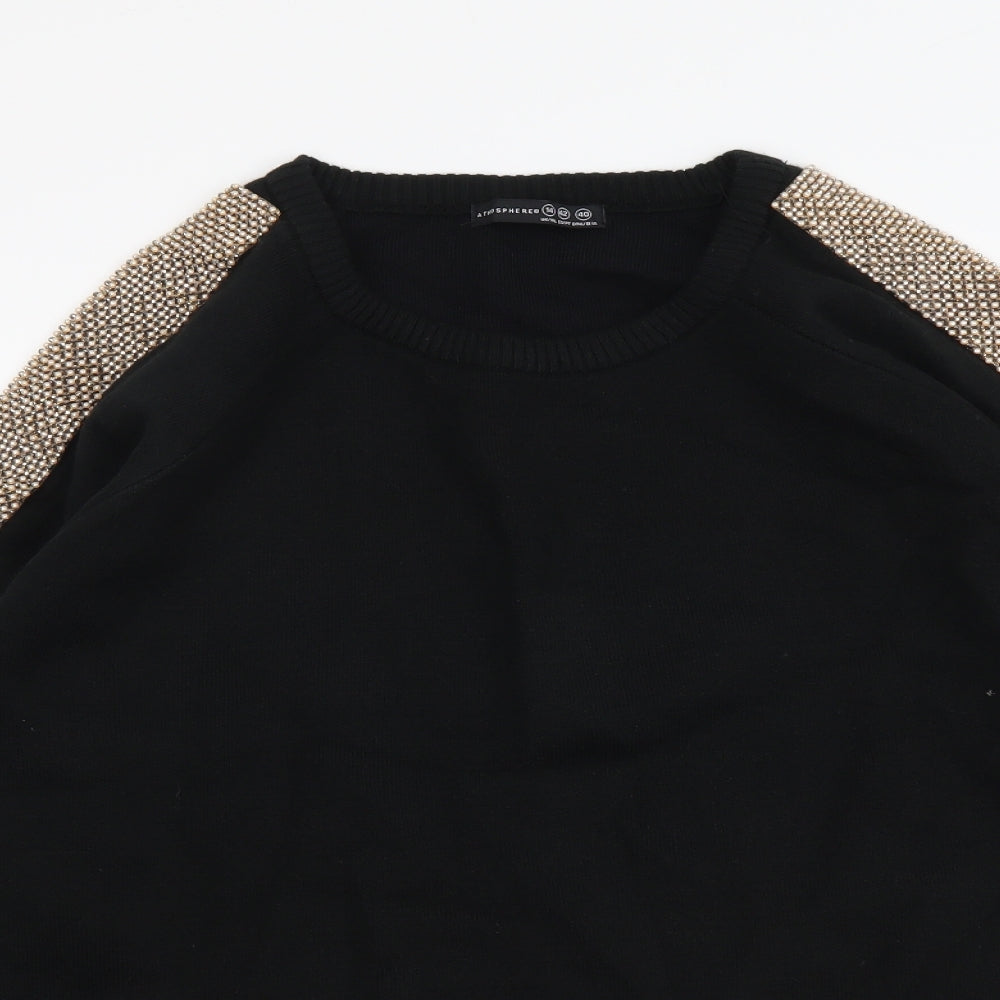 Womens UK Size 14 Atmosphere Black Pullover Jumper
