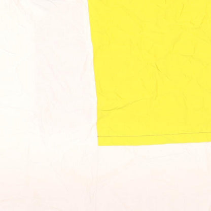 Womens UK Size 8 Topshop Yellow Basic T-Shirt