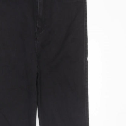 NEXT Womens Black 100% Cotton Skinny Jeans Size 32 in L37 in Regular Zip