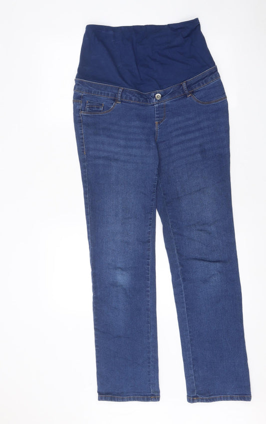 Dorothy Perkins Womens Blue 100% Cotton Skinny Jeans Size 10 L29 in Regular