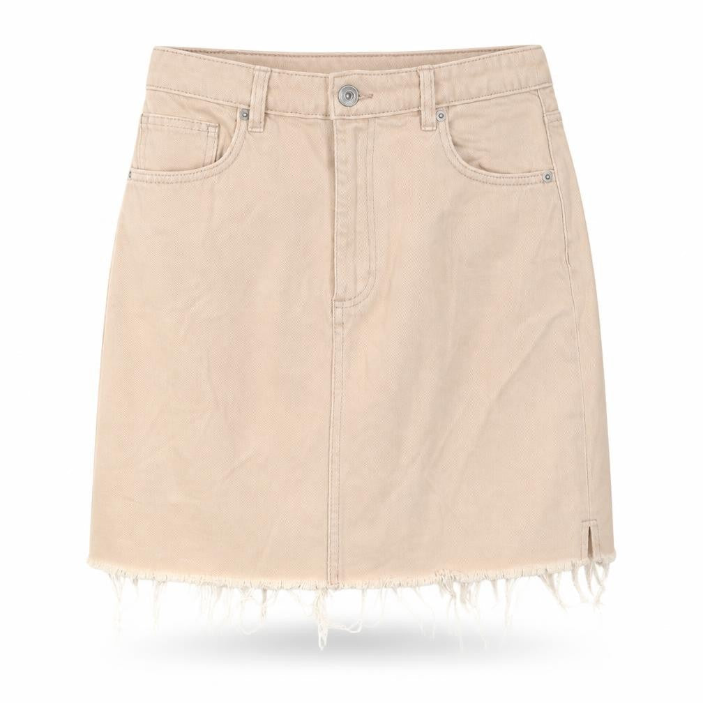 Womens UK Size 10 H&M Mini Denim Skirt