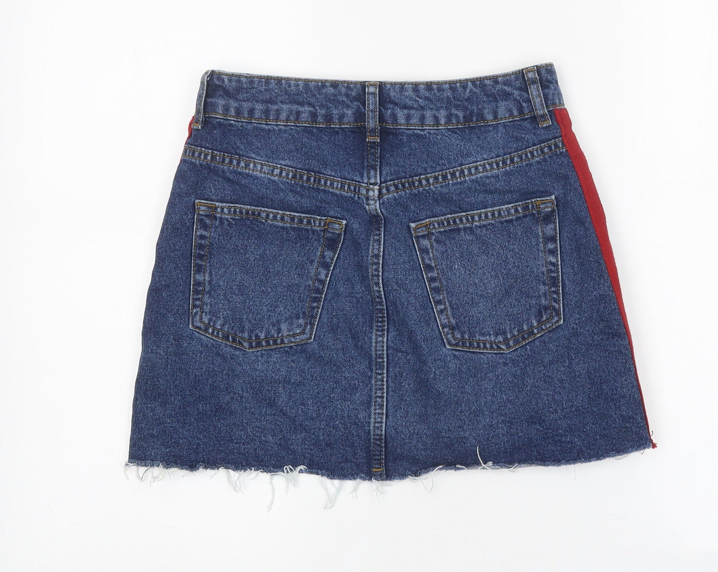 Womens UK Size 6 Topshop Mini Denim Skirt