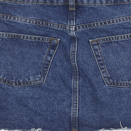 Womens UK Size 6 Topshop Mini Denim Skirt