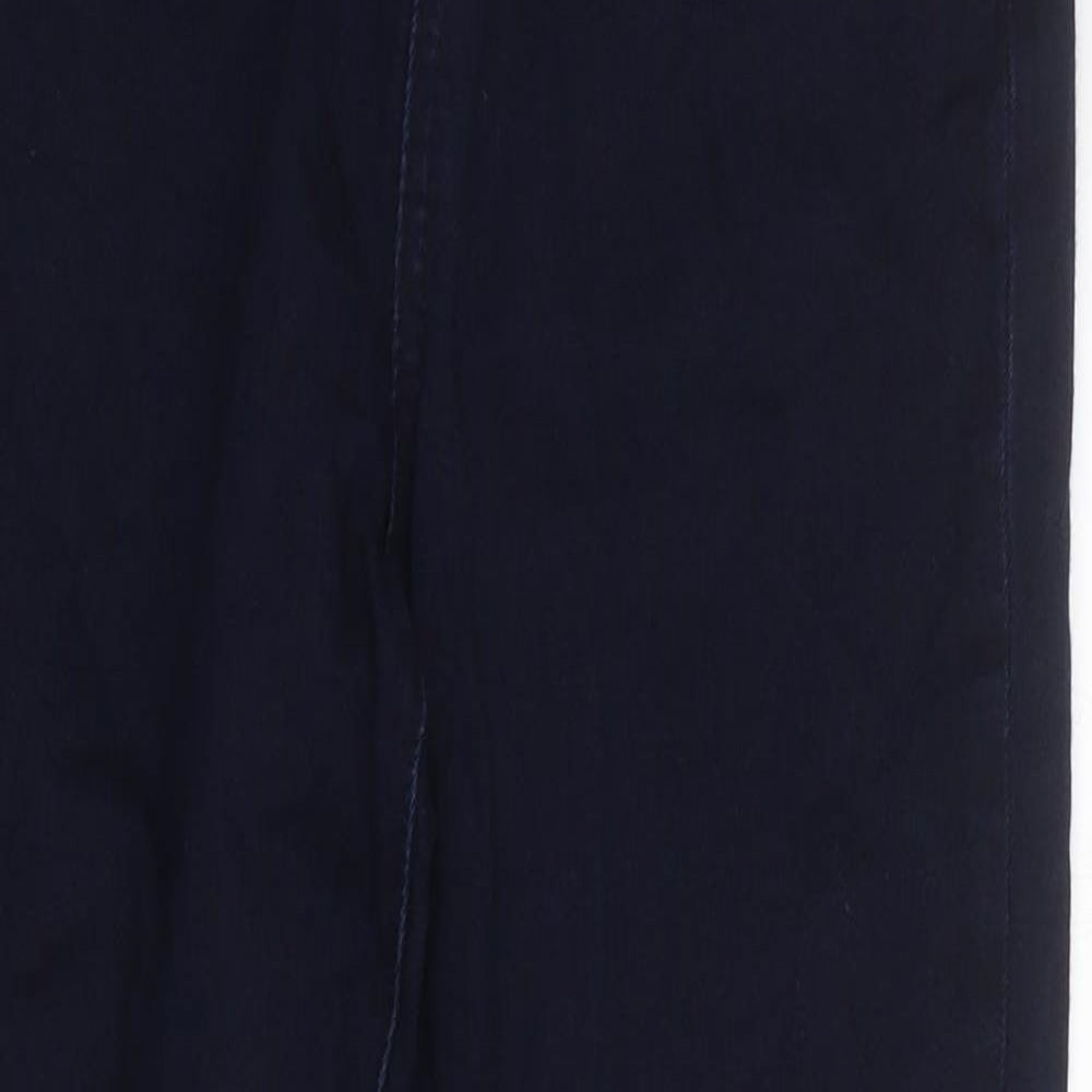 Oasis Womens Blue 100% Cotton Straight Jeans Size 8 L28 in Regular Zip