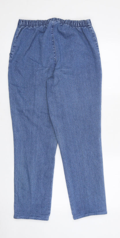 Soft &Barrow Womens Blue 100% Cotton Skinny Jeans Size M L29 in Regular - Short