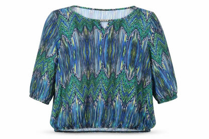 Womens UK Size 20 Alexara Green Basic Blouse