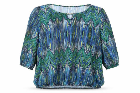 Womens UK Size 20 Alexara Green Basic Blouse