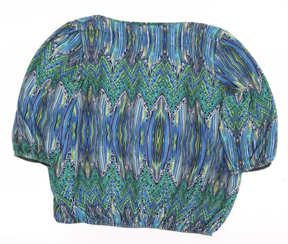 Womens UK Size 20 Alexara Green Basic Blouse