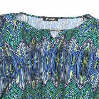 Womens UK Size 20 Alexara Green Basic Blouse