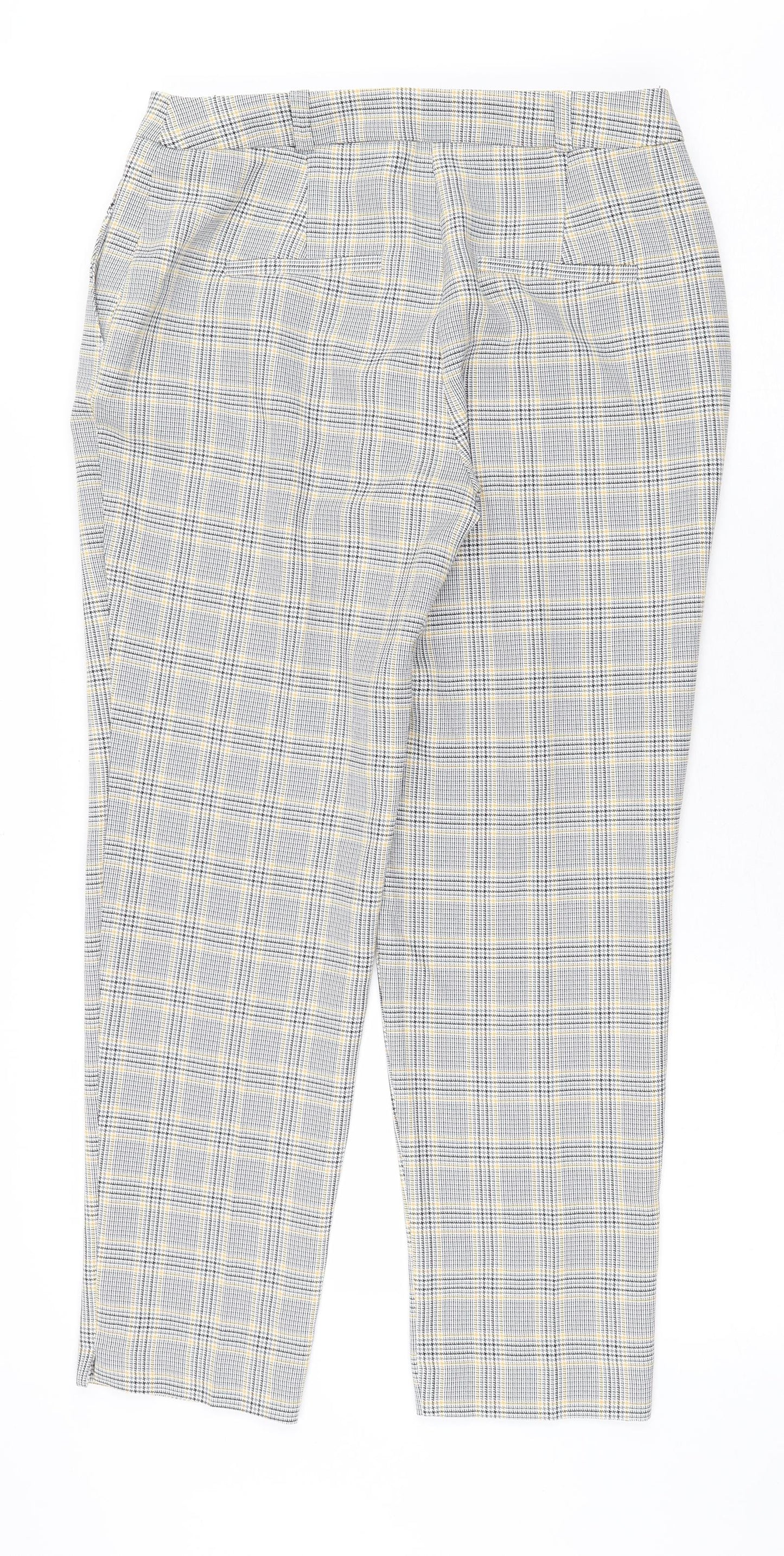 Womens UK Size 8 Dorothy Perkins Regular Fit  Grey Trousers